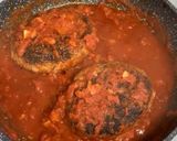 煮込みハンバーグ　トマトソース作り方6写真