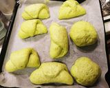 緑のお野菜たっぷりパン作り方5写真