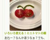 いろいろ使える！ミニトマトの蝶切り作り方23写真