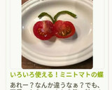 いろいろ使える！ミニトマトの蝶切り作り方23写真