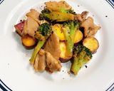 ♡豚肉と薩摩芋とブロッコリーのマヨ炒め♡作り方8写真