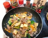 カラフル野菜たっぷり！豚肉オイスター炒め作り方3写真