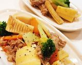 カラフル野菜たっぷり！豚肉オイスター炒め作り方4写真