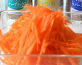 香りソルトで４つの味のキャロットラペ♪作り方1写真
