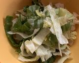 レタスと豆腐のレモン醤油和え作り方1写真