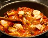 ギーで作る☆鶏肉のトマト煮作り方5写真