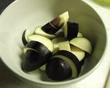 【お弁当に】ナスのわさび麺つゆゴマ和え作り方1写真