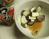 【お弁当に】ナスのわさび麺つゆゴマ和え作り方3写真