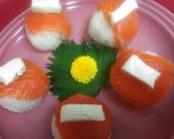 ♪サーモンとクリームチーズの手まり寿司♪作り方4写真