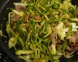 牛肉ときゃべつのカレー炒め作り方5写真