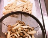 玉ねぎ鶏ささみとしめじのバター醤油炒め作り方1写真
