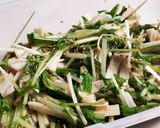 水菜と長芋の和風サラダ作り方5写真