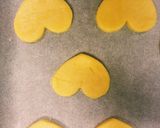 ♪エディブルフラワークッキー♪ハート型❤作り方3写真