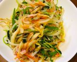 豆苗ともやしの炒め物作り方4写真