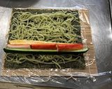 つたぶのお茶麺で巻き寿司作り方4写真