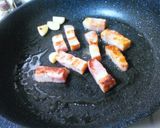香川県・小豆島の新玉ねぎ豆乳カルボナーラ作り方4写真