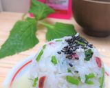 うめこ＊しらす＊三つ葉のおむすび作り方8写真