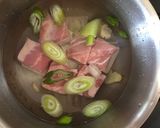 ホットクック 豚バラ肉と野菜と煮物作り方1写真