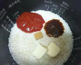 炊飯器で炊いたケチャップご飯のオムライス作り方3写真