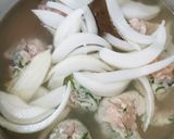 玉ねぎたっぷりの鶏団子のスープ作り方5写真
