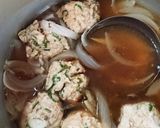 玉ねぎたっぷりの鶏団子のスープ作り方6写真