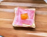 ベーコンとたまごのトースト作り方5写真