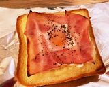 ベーコンとたまごのトースト作り方7写真