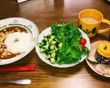 レトルトカレーに大豆on(^q^)☺⛄☕作り方2写真