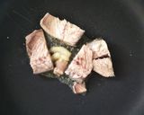 サバ缶で簡単*春きゃべつのペペロンチーノ作り方2写真
