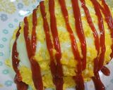 炊飯器で炊いたケチャップご飯のオムライス作り方9写真