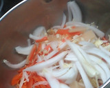 残り野菜で自由に、焼きそうめんのあんかけ作り方2写真