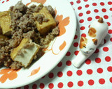 ✿厚揚げと豚ひき肉の❀簡単✿甘辛炒め作り方6写真