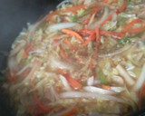 残り野菜で自由に、焼きそうめんのあんかけ作り方6写真