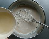 レンジで簡単☆餡子ときな粉の牛乳プリン。作り方4写真