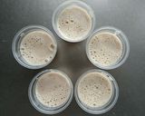 レンジで簡単☆餡子ときな粉の牛乳プリン。作り方5写真
