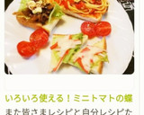いろいろ使える！ミニトマトの蝶切り作り方27写真