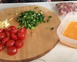 簡単♪豚肉とトマトの卵炒め作り方1写真