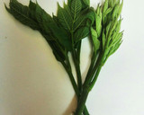山菜♪うどの芽とハムのマスタードマヨ和え作り方1写真