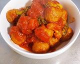 業務用肉だんごでいいおかず(　ﾟ∀ﾟ)作り方5写真