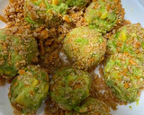 えんどう豆とコーンのフライand柿の種作り方4写真