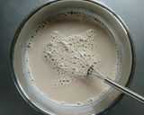 レンジで簡単☆餡子ときな粉の牛乳プリン。作り方2写真