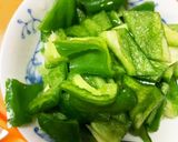 全てレンジ胸肉なす味噌味青椒肉絲風作り方1写真