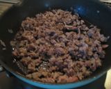甘辛肉味噌やっこ作り方2写真