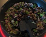 甘辛肉味噌やっこ作り方4写真