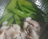 簡単☆スナップエンドウ&豚しゃぶゆでゆで作り方3写真