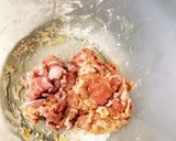 レンジ豚こま団子根菜梅クリーム蒸し煮作り方4写真