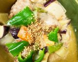 レンジ豚こま団子根菜梅クリーム蒸し煮作り方23写真