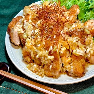 さっぱり油淋鶏（ゆーりんちー） by makanaaai 【クックパッド】 簡単