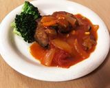 鯖ソテー☆たっぷり野菜のトマトソース作り方13写真