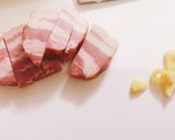 俺流ベーコンペペロンチーノ作り方1写真